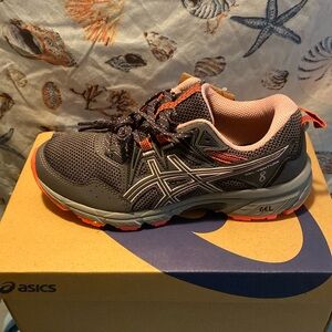 ASICS gel venture 8 women’s sneakers carrier grey/ginger peach wide width